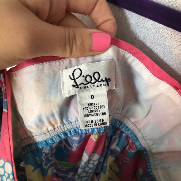 Lilly Pulitzer Floral Tank Top Size 0 - Picture 7 of 10